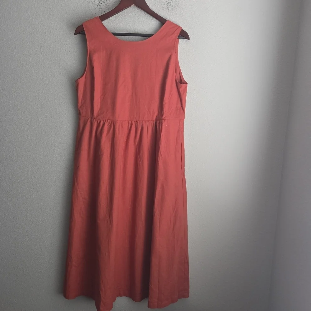 Sezane Celeste Dress in Rust size 40 NWT - Picture 5 of 11